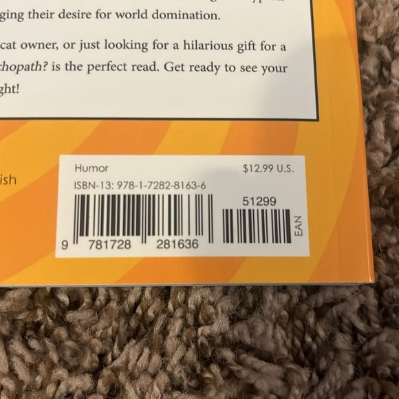 NWT—Is Your Cat a Psychopath? Personality Quiz Book - Picture 3 of 4